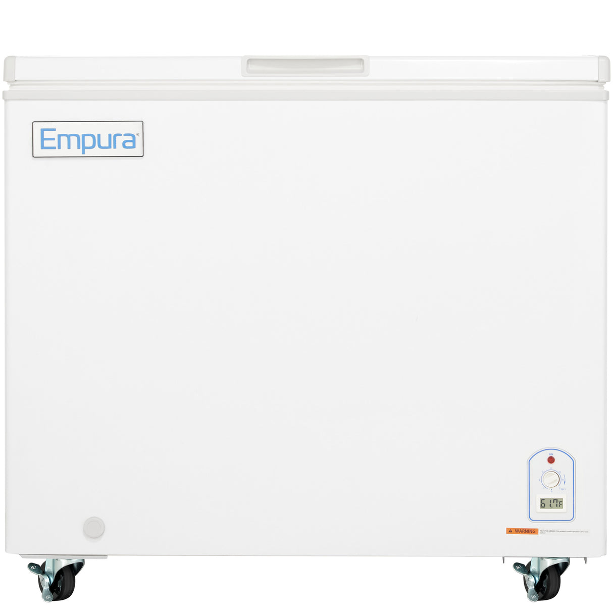 Empura Refrigeration E-CF-7 Solid Lid Chest Freezer 37.52"W X 23.15"D X 31.93"H 7.1 Cu. Ft. Capacity