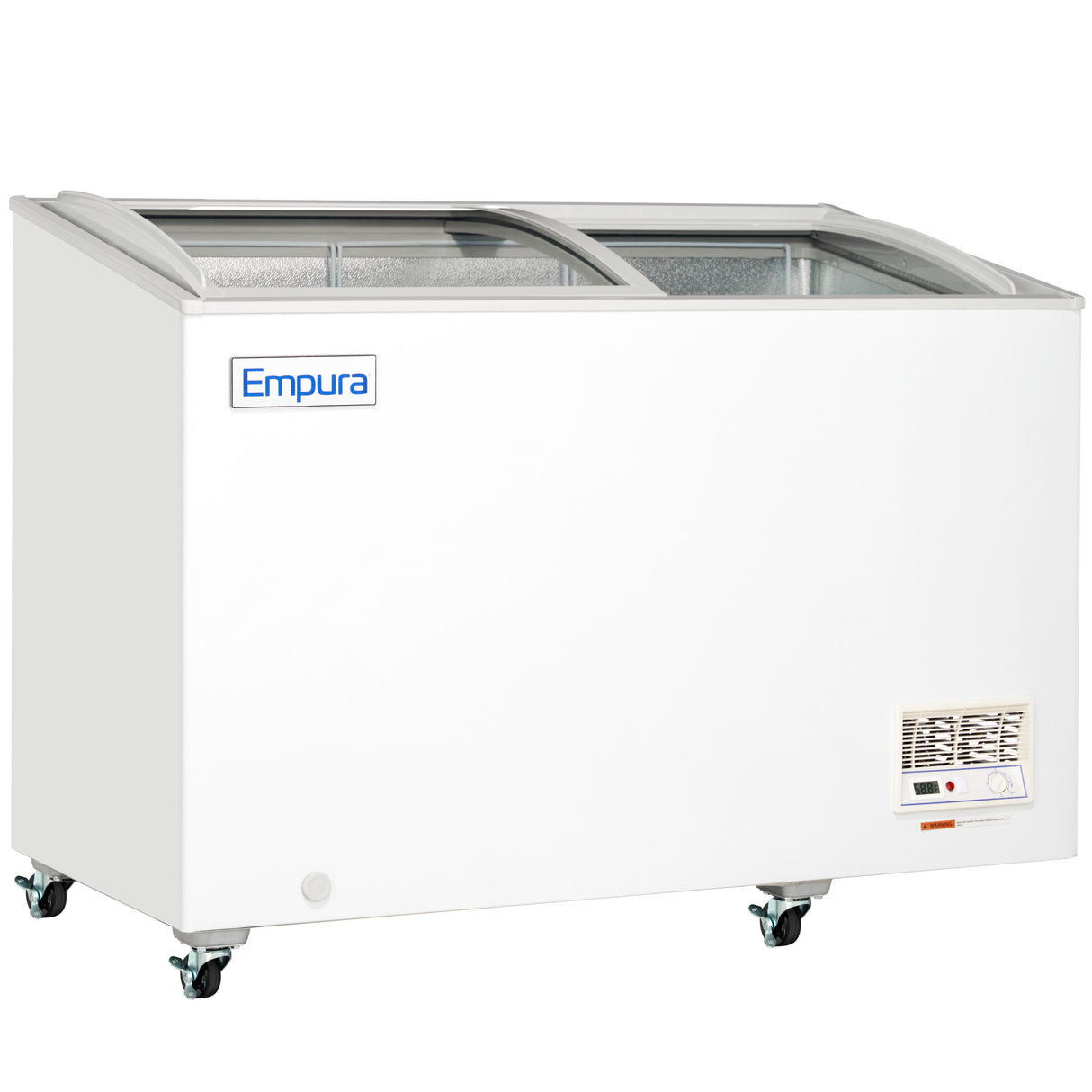 Empura Refrigeration E-CFCG-10 Oblique Curved Lid Chest Freezer 47.05"W X 25.75"D X 36.89"H