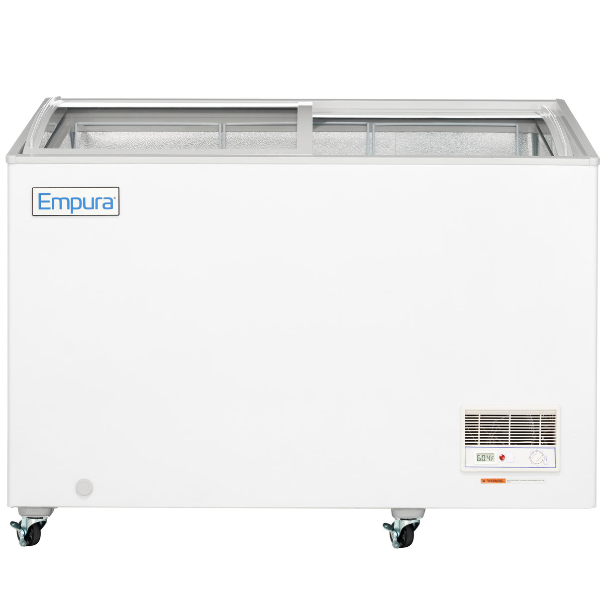 Empura Refrigeration E-CFCG-10 Oblique Curved Lid Chest Freezer 47.05"W X 25.75"D X 36.89"H