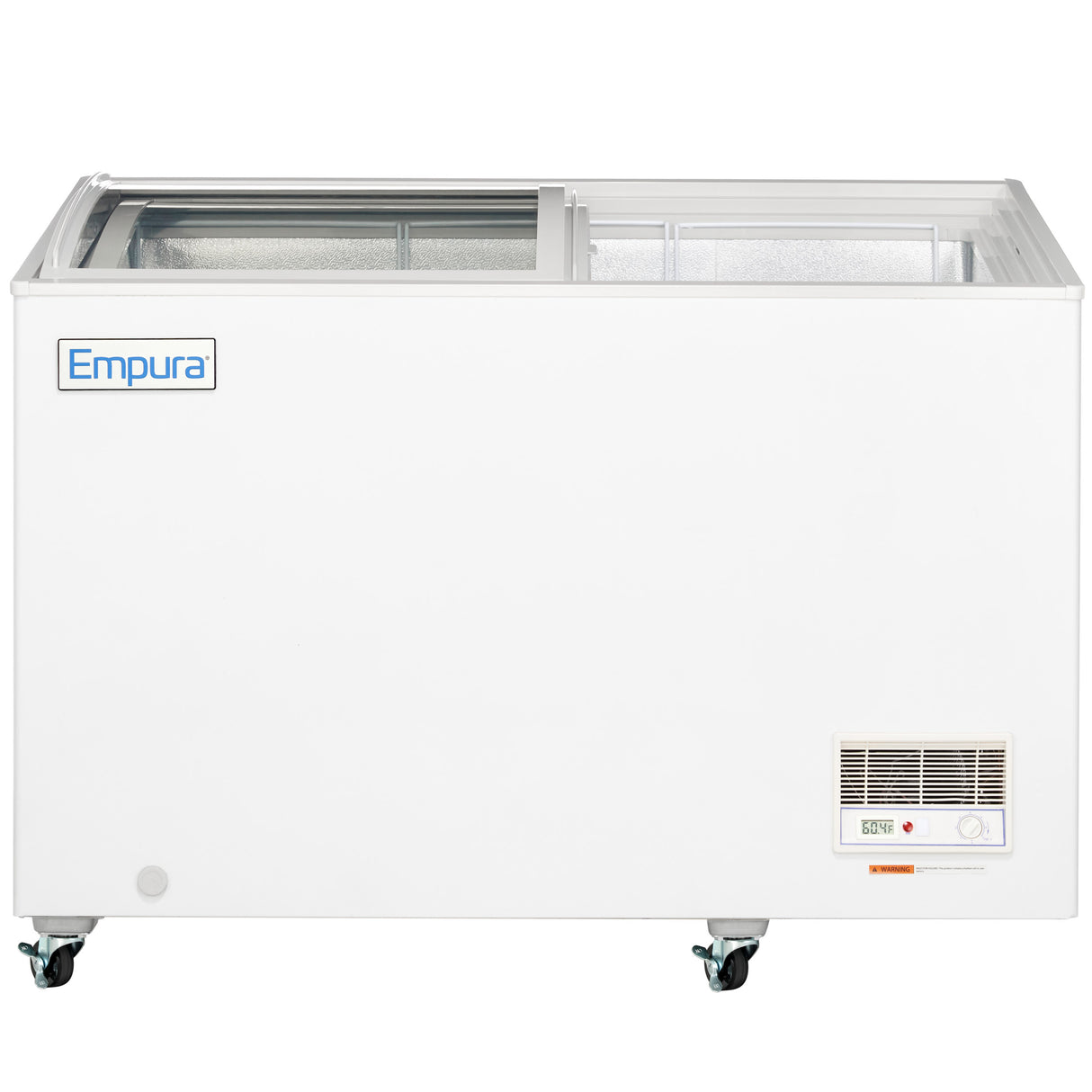 Empura Refrigeration E-CFCG-10 Oblique Curved Lid Chest Freezer 47.05"W X 25.75"D X 36.89"H