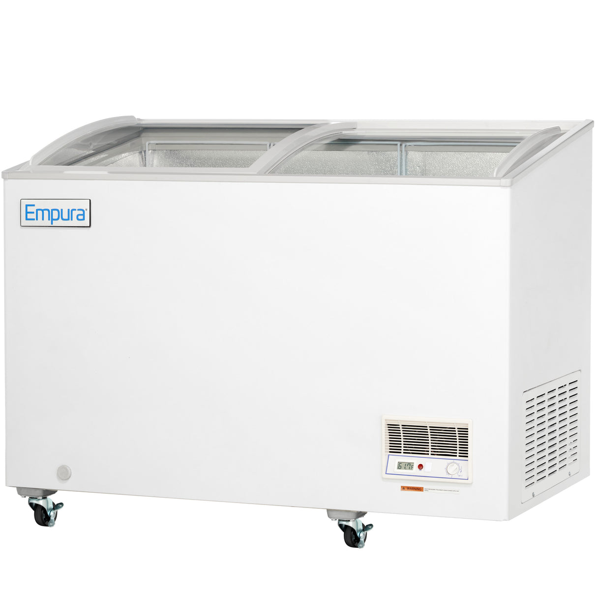Empura Refrigeration E-CFCG-10 Oblique Curved Lid Chest Freezer 47.05"W X 25.75"D X 36.89"H