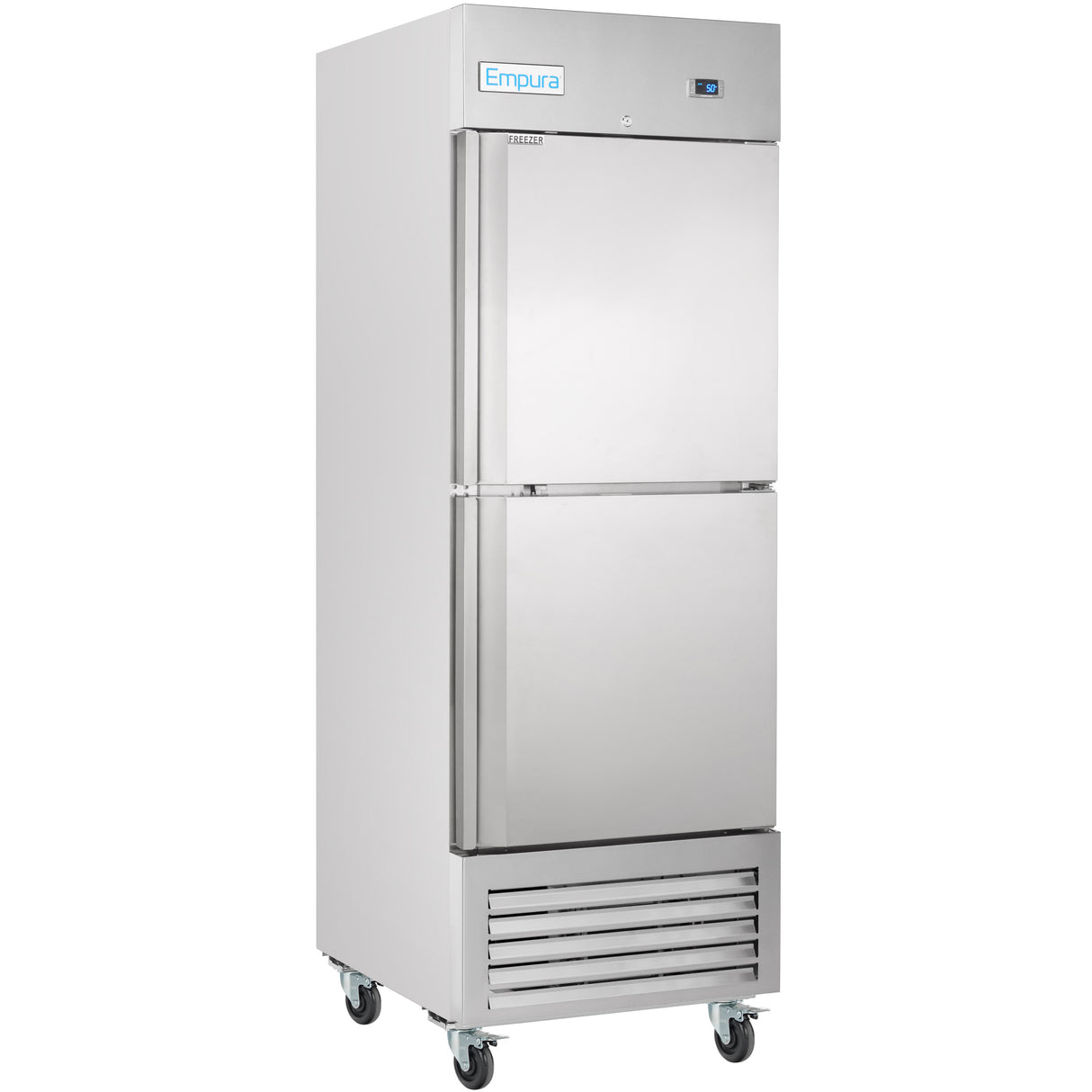 Empura Refrigeration E-KB27FH Reach-In Freezer 26-3/4"W X 32-11/16"D X 82-5/16"H 23 Cu. Ft. Capacity