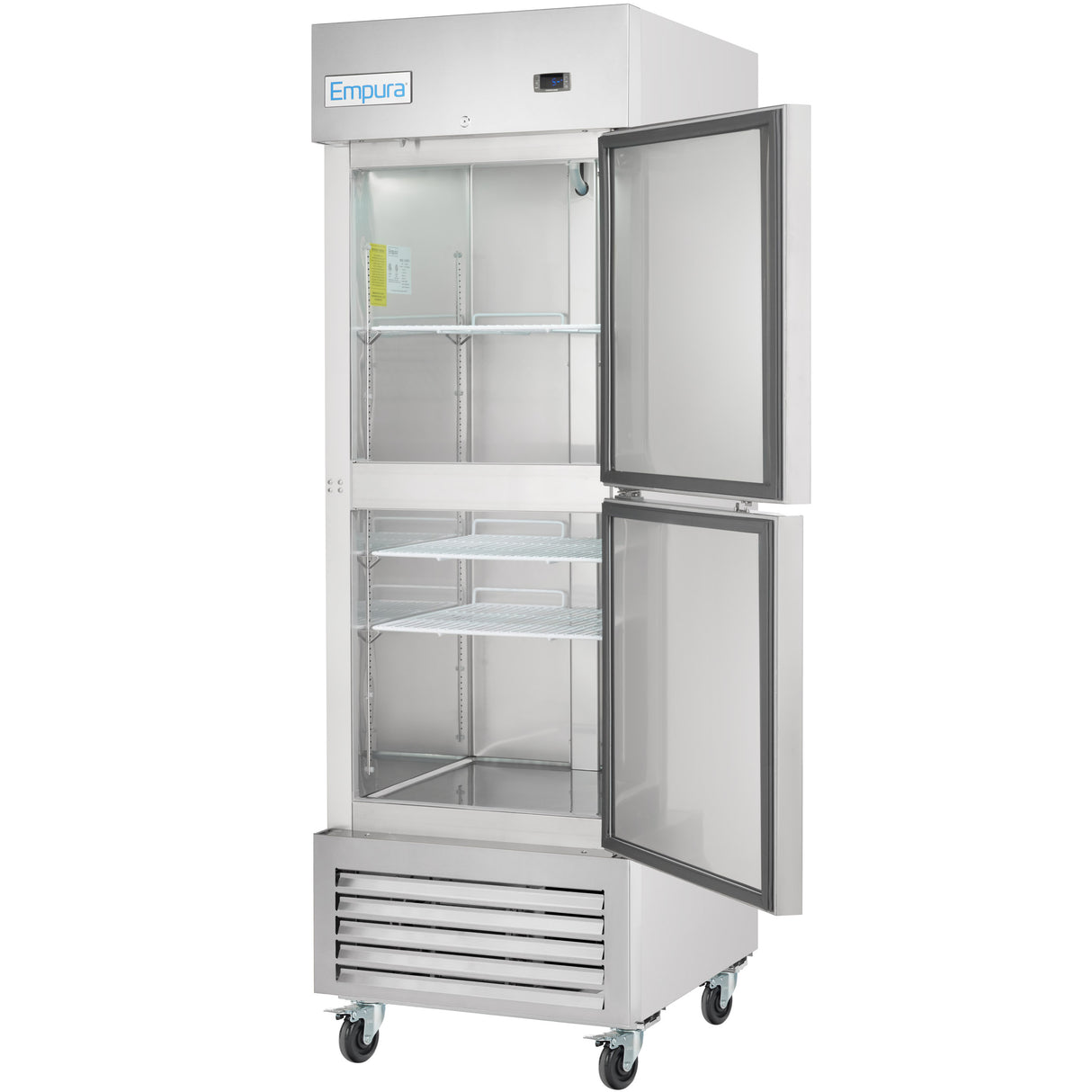 Empura Refrigeration E-KB27FH Reach-In Freezer 26-3/4"W X 32-11/16"D X 82-5/16"H 23 Cu. Ft. Capacity