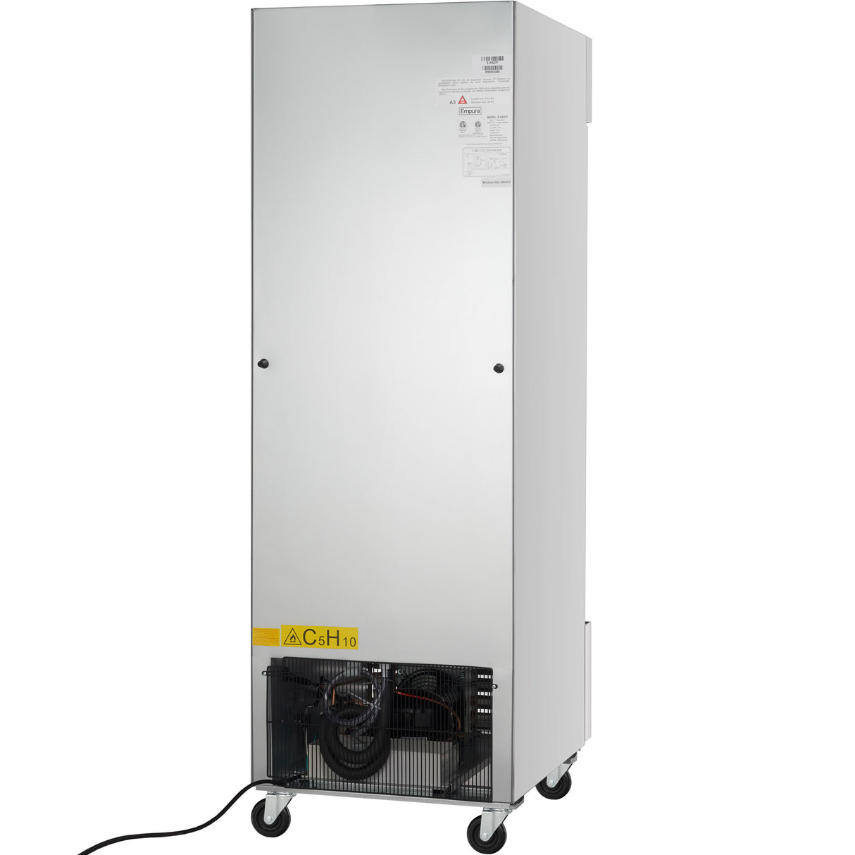 Empura Refrigeration E-KB27F Reach-In Freezer 26.8"W X 32.7"D X 82.3"H 18.1 Cu. Ft. Capacity