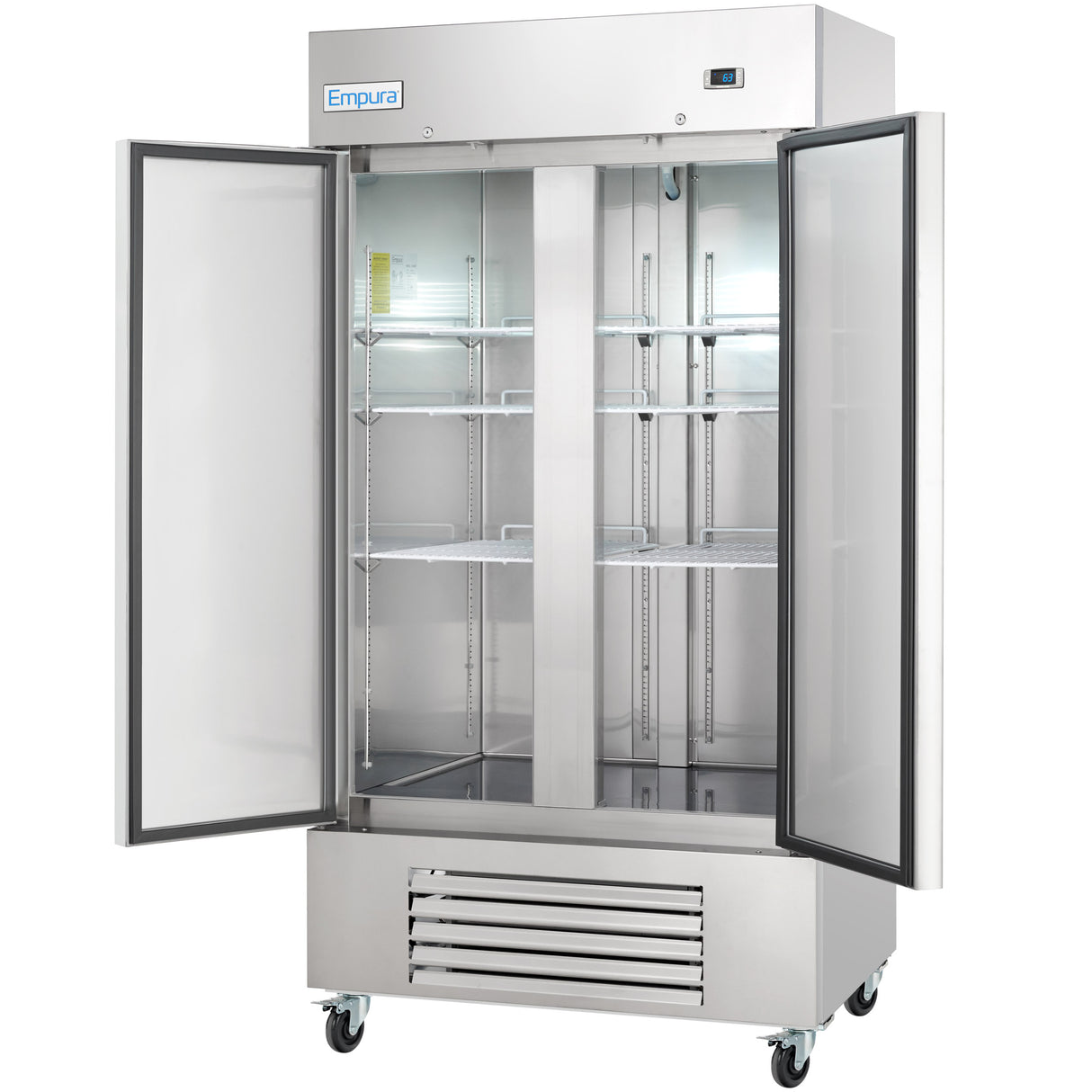Empura Refrigeration E-KB35F Reach-In Freezer 39.5"W X 32.7"D X 82.3"H 28.7 Cu. Ft. Capacity