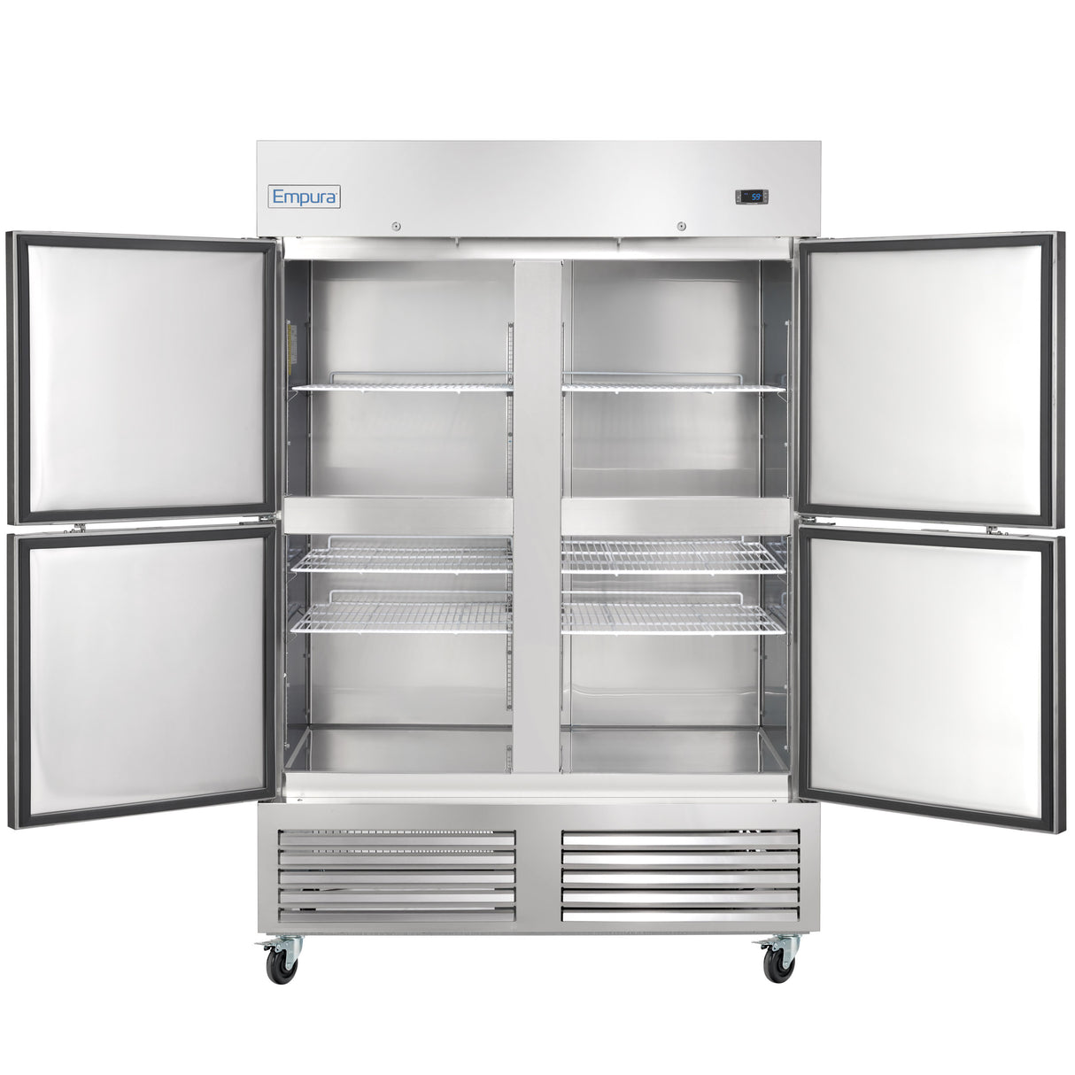 Empura Refrigeration E-KB54FH Reach-In Freezer 53-15/16"W X 32-11/16"D X 82-5/16"H 49 Cu. Ft. Capacity