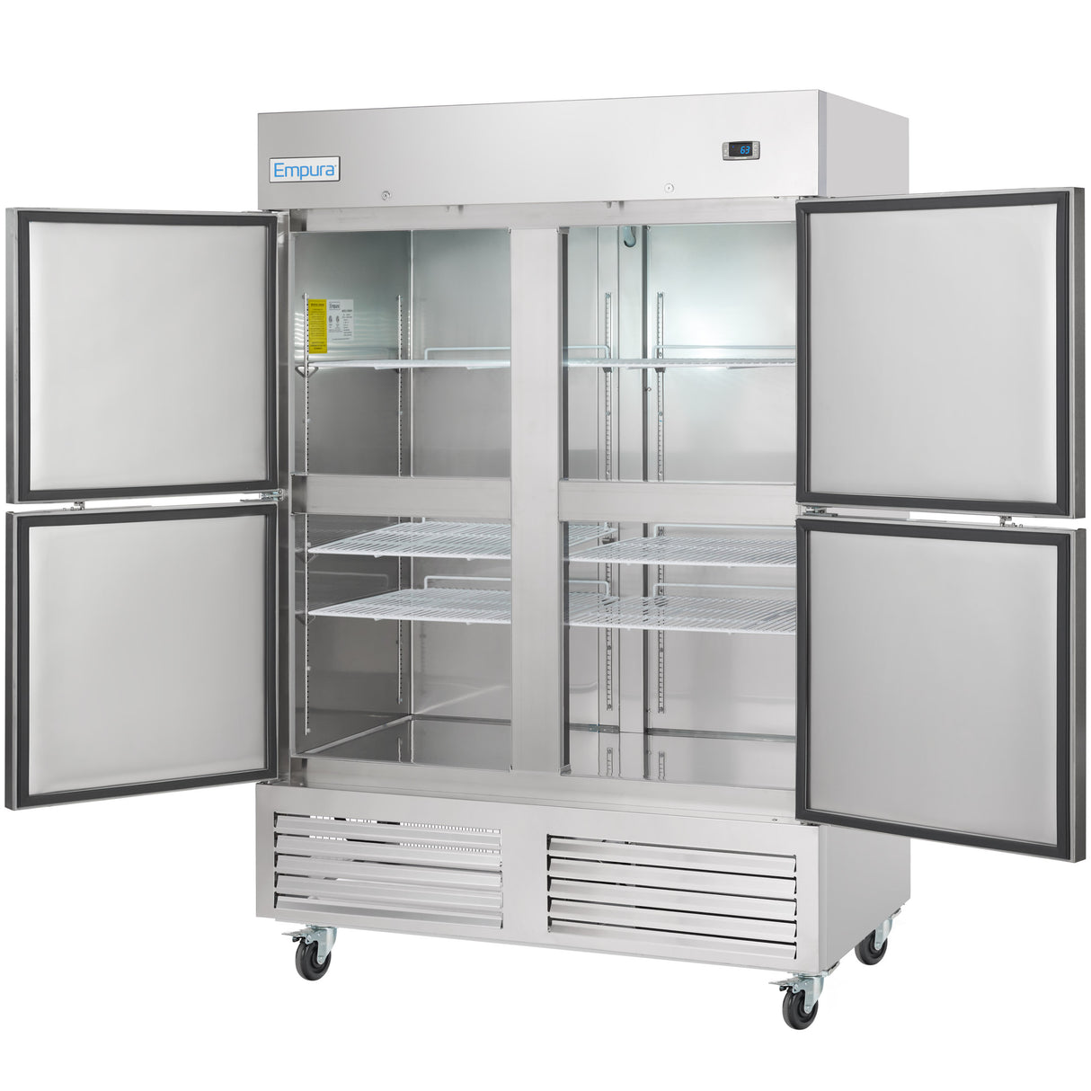 Empura Refrigeration E-KB54FH Reach-In Freezer 53-15/16"W X 32-11/16"D X 82-5/16"H 49 Cu. Ft. Capacity