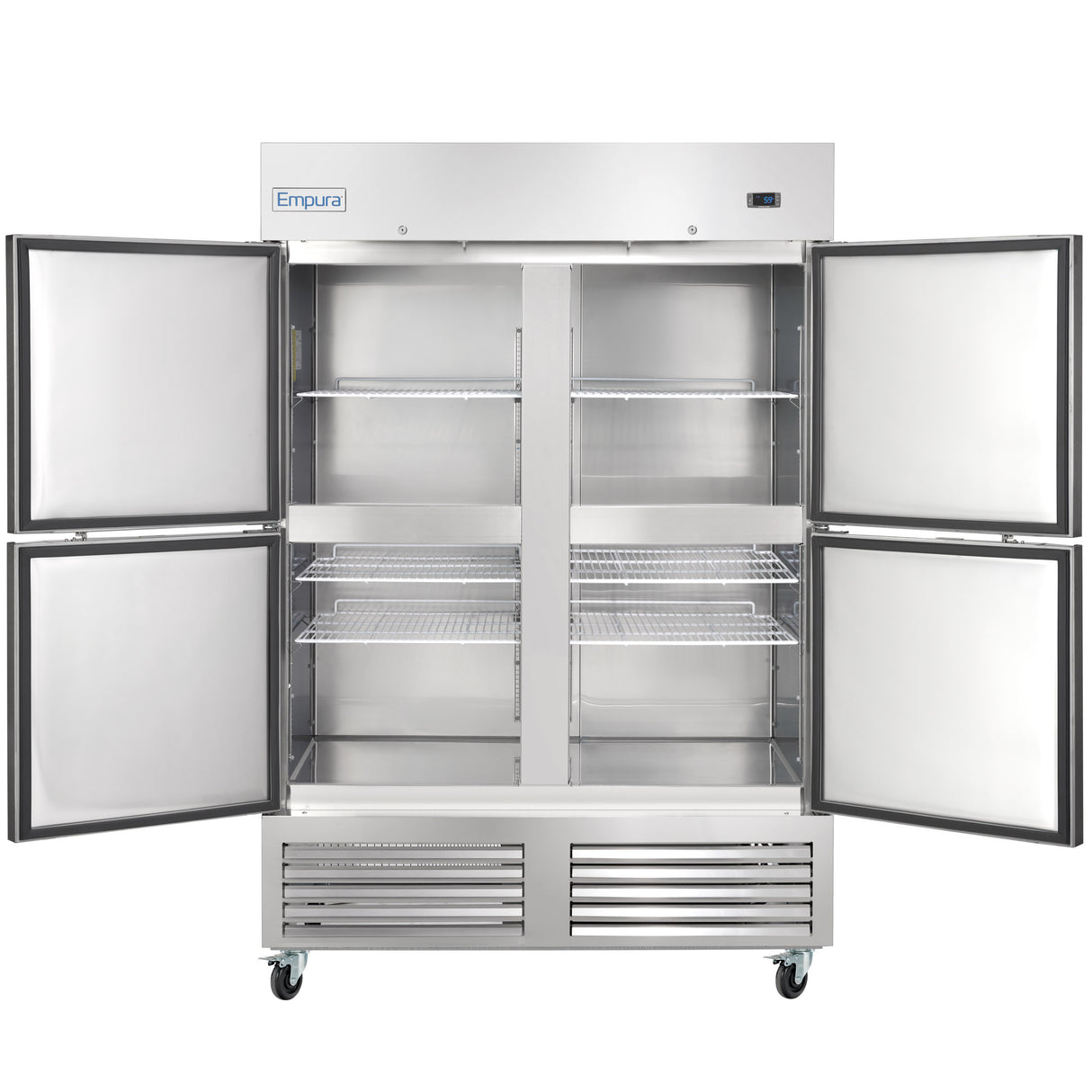 Empura Refrigeration E-KB54RH Reach-In Refrigerator 53-15/16"W X 32-11/16"D X 82-5/16"H 49 Cu. Ft. Capacity