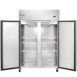 Empura Refrigeration E-KB56TF Reach-In Freezer 2 Swing Solid Doors 53.9"W X 32.7"D X 82.3"H