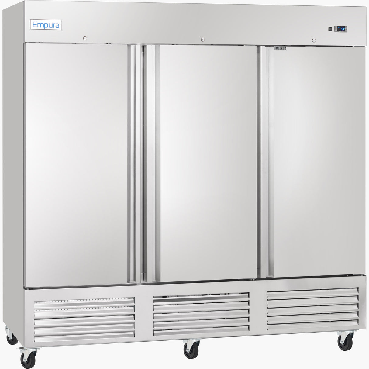 Empura Refrigeration E-KB81F Reach-In Freezer 81"W X 32.7"D X 82.3"H 66 Cu. Ft. Capacity