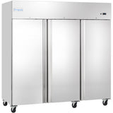 Empura Refrigeration E-KB82TF Reach-In Freezer 3 Swing Solid Doors 81"W X 32.7"D X 82.3"H