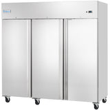 Empura Refrigeration E-KB82TF Reach-In Freezer 3 Swing Solid Doors 81"W X 32.7"D X 82.3"H