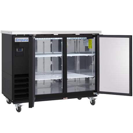 Empura Refrigeration E-KBB48-2-24 Back Bar Cooler 2 Swing Solid Doors 49"W X 24 7/16"D X 41 3/4"H