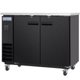 Empura Refrigeration E-KBB48-2-24 Back Bar Cooler 2 Swing Solid Doors 49"W X 24 7/16"D X 41 3/4"H