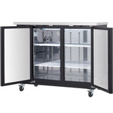 Empura Refrigeration E-KBB48-2-24 Back Bar Cooler 2 Swing Solid Doors 49"W X 24 7/16"D X 41 3/4"H