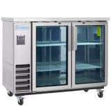 Empura Refrigeration E-KBB48-2G-24-S Back Bar Cooler 49.1"W X 24.4"D X 41.7"H 12.5 Cu. Ft. Capacity