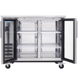Empura Refrigeration E-KBB48-2G-24-S Back Bar Cooler 49.1"W X 24.4"D X 41.7"H 12.5 Cu. Ft. Capacity