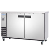 Empura Refrigeration E-KBB60-2-24-S Back Bar Cooler 2 Swing Solid Doors 61"W X 24 7/16"D X 41 3/4"H