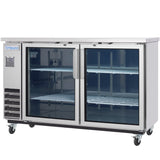 Empura Refrigeration E-KBB60-2G-24-S Back Bar Cooler 61.1"W X 24.4"D X 41.7"H 16.6 Cu. Ft. Capacity