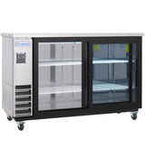 Empura Refrigeration E-KBB60-2G-24SD-S Back Bar Cooler 61.1"W X 24.4"D X 41.7"H 16.6 Cu. Ft. Capacity