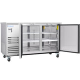 Empura Refrigeration E-KBB70-2-27-S Back Bar Cooler 2 Swing Solid Doors 69"W X 27 5/8"D X 42 1/2"H