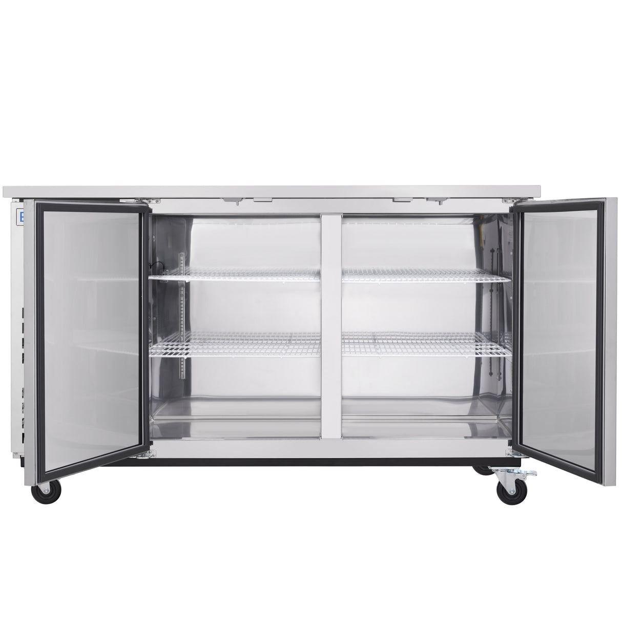 Empura Refrigeration E-KBB70-2-27-S Back Bar Cooler 2 Swing Solid Doors 69"W X 27 5/8"D X 42 1/2"H
