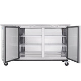 Empura Refrigeration E-KBB70-2-27-S Back Bar Cooler 2 Swing Solid Doors 69"W X 27 5/8"D X 42 1/2"H