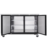 Empura Refrigeration E-KBB70-2-27 Back Bar Cooler 2 Swing Solid Doors 69"W X 27 5/8"D X 42 1/2"H