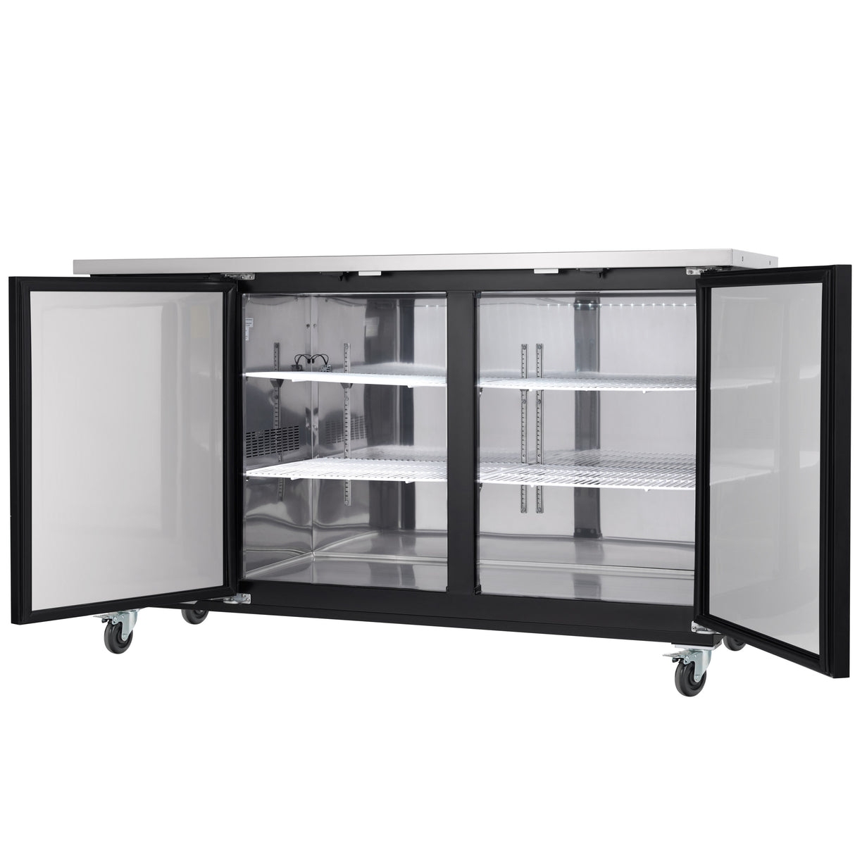 Empura Refrigeration E-KBB70-2-27 Back Bar Cooler 2 Swing Solid Doors 69"W X 27 5/8"D X 42 1/2"H