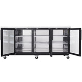 Empura Refrigeration E-KBB903BG Back Bar Cooler 90.4"W X 27.6"D X 42.5"H 29 Cu. Ft. Capacity