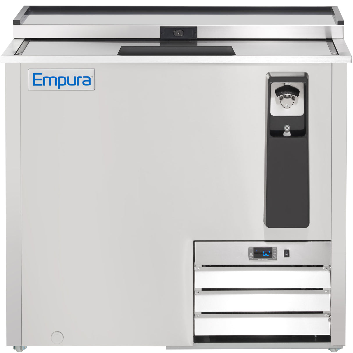 Empura Refrigeration E-KBC-36-S Bottle Cooler 36.8"W X 27"D X 35"H (1) Solid Sliding Door