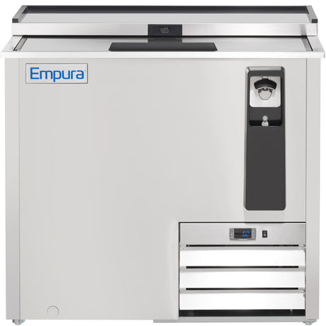 Empura Refrigeration E-KBC-36-S Bottle Cooler 36.8"W X 27"D X 35"H (1) Solid Sliding Door