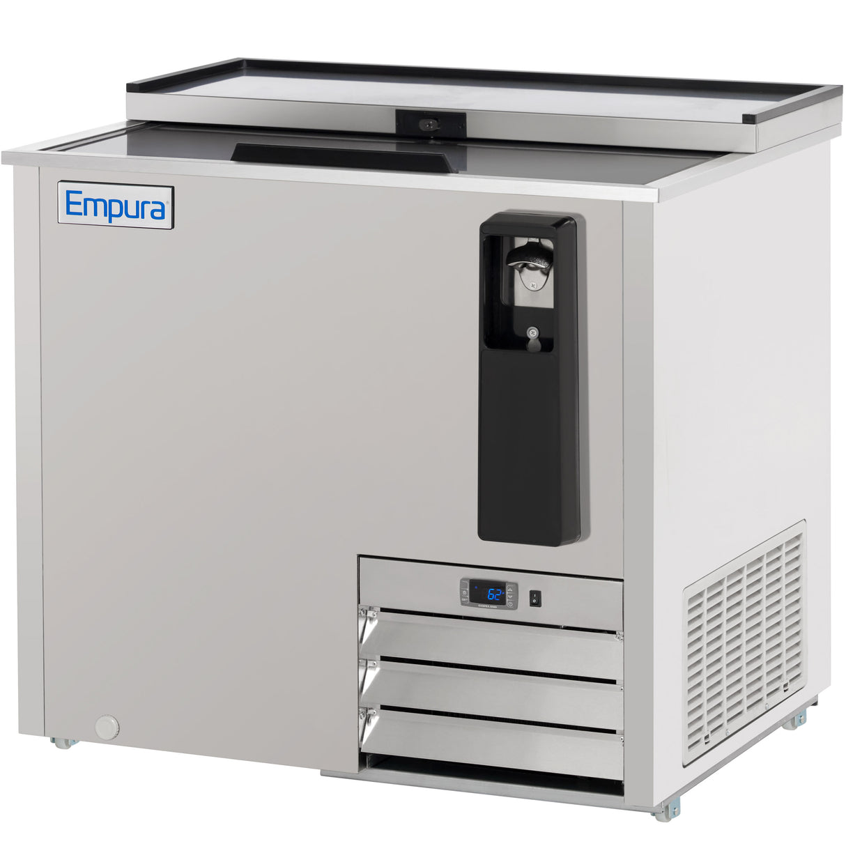 Empura Refrigeration E-KBC-36-S Bottle Cooler 36.8"W X 27"D X 35"H (1) Solid Sliding Door