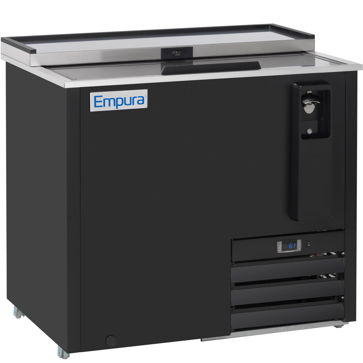 Empura Refrigeration E-KBC-36 Bottle Cooler 36.8"W X 27"D X 35"H (1) Solid Sliding Door