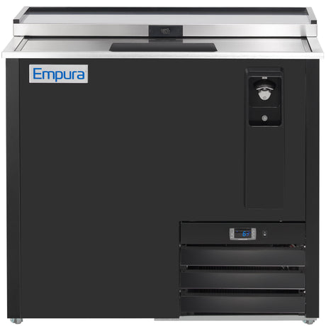 Empura Refrigeration E-KBC-36 Bottle Cooler 36.8"W X 27"D X 35"H (1) Solid Sliding Door