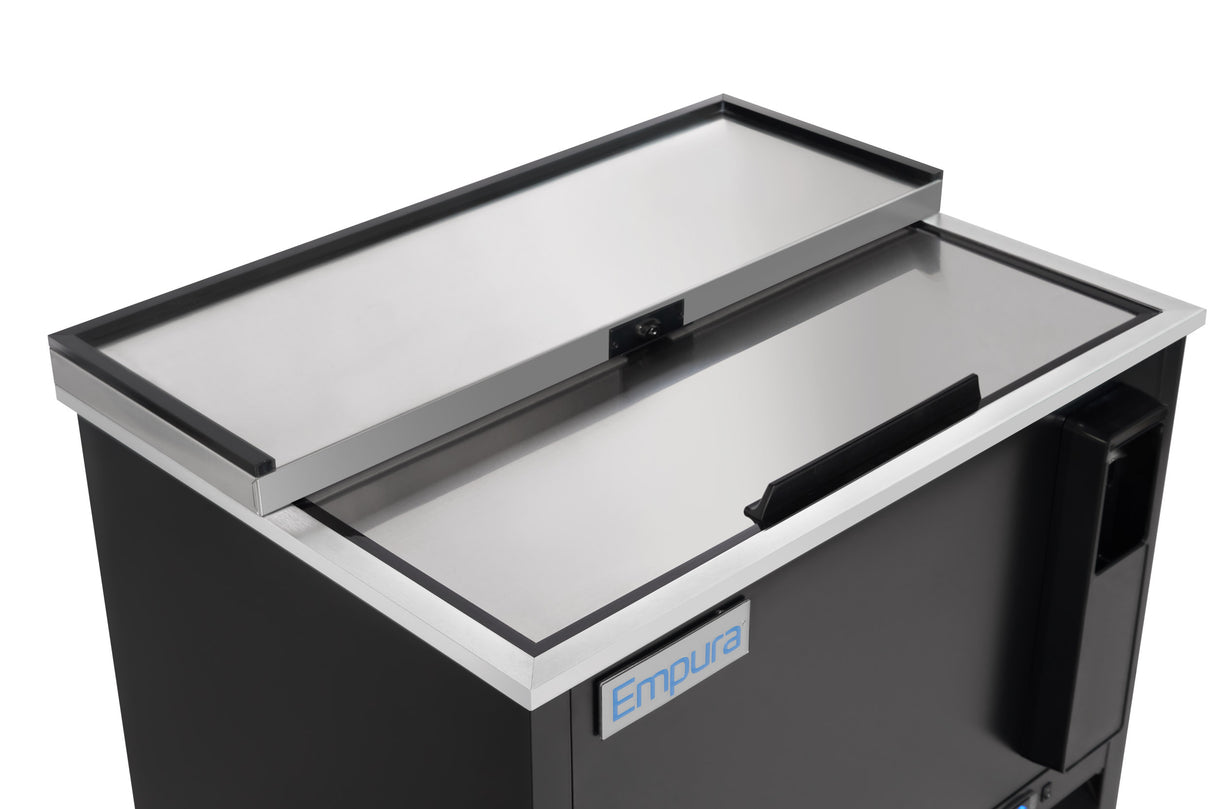 Empura Refrigeration E-KBC-36 Bottle Cooler 36.8"W X 27"D X 35"H (1) Solid Sliding Door