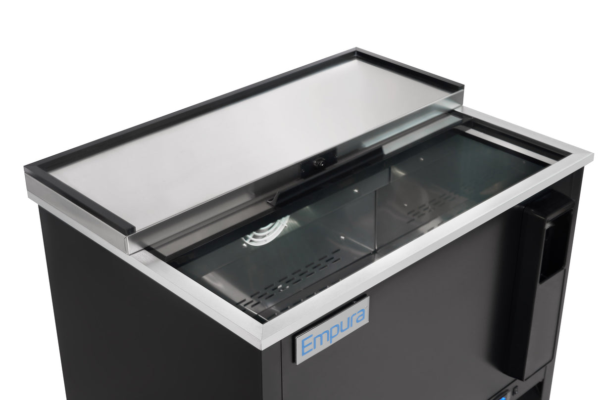 Empura Refrigeration E-KBC-36 Bottle Cooler 36.8"W X 27"D X 35"H (1) Solid Sliding Door