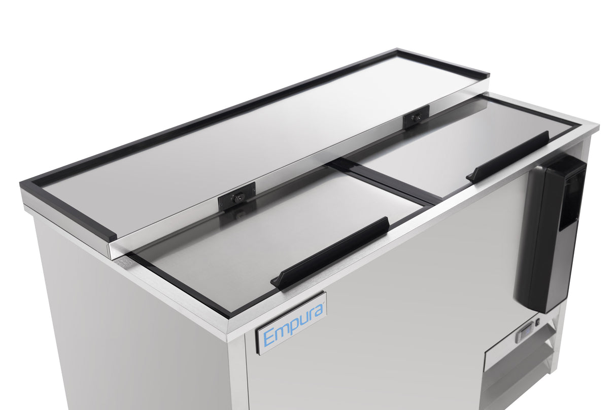 Empura Refrigeration E-KBC-50-S Bottle Cooler 49.4"W X 27"D X 35"H 13.7 Cu. Ft. Capacity
