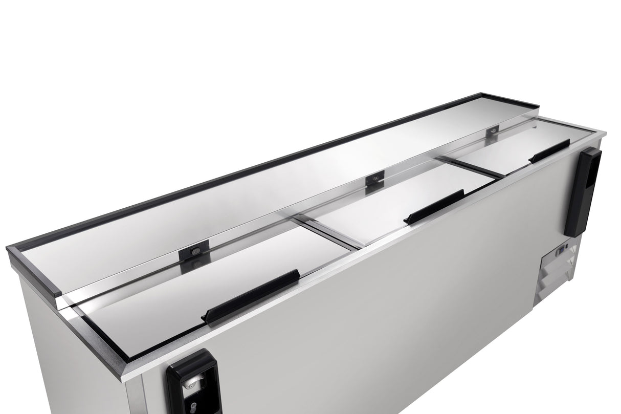 Empura Refrigeration E-KBC-95-S Bottle Cooler 95.3"W X 27"D X 35"H 29 Cu. Ft. Capacity