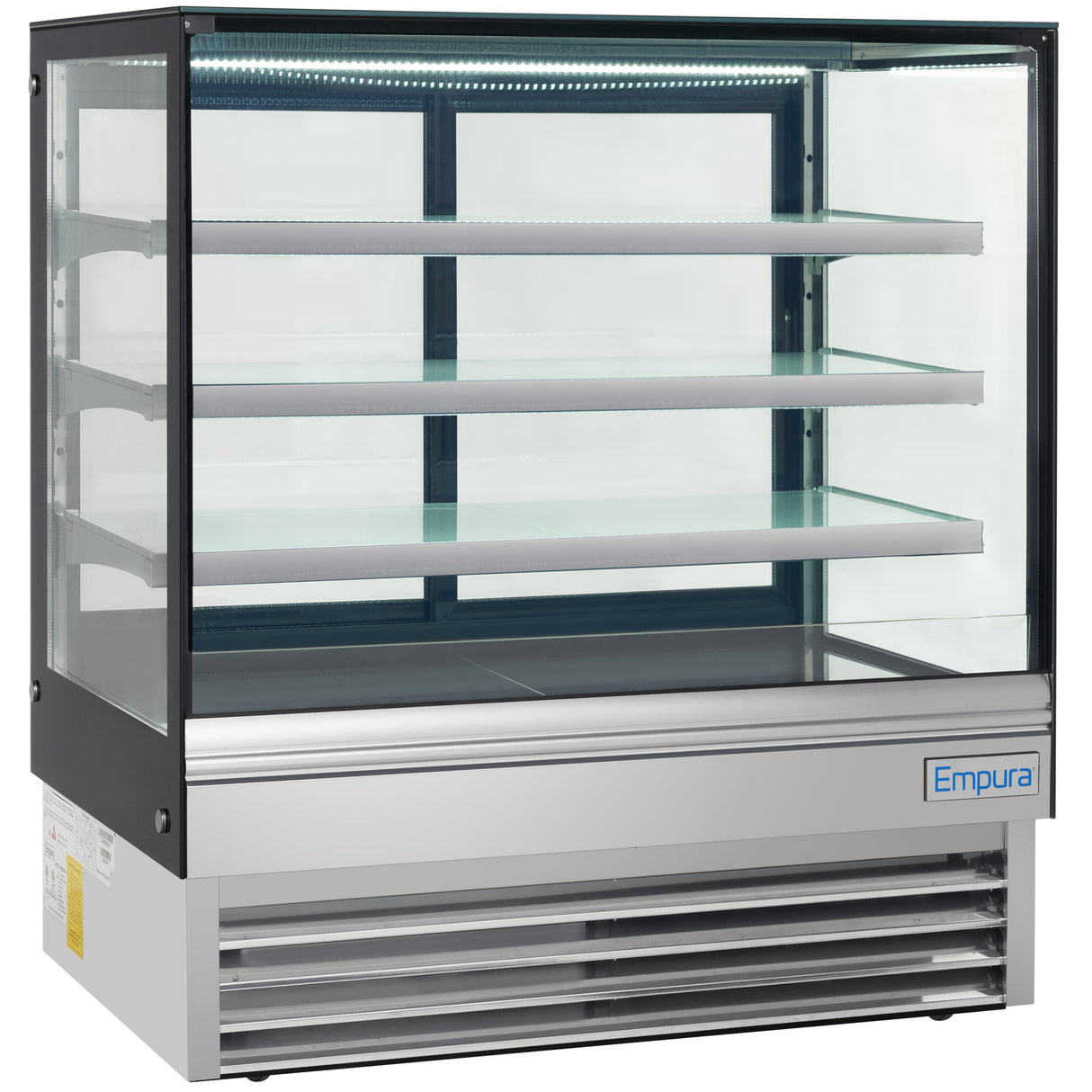 Empura Refrigeration E-KBDSF48-S Refrigerated Display Case 47 1/4"W X 31-1/2"D X 53-9/16"H 39°F To 45°F Temperature Range