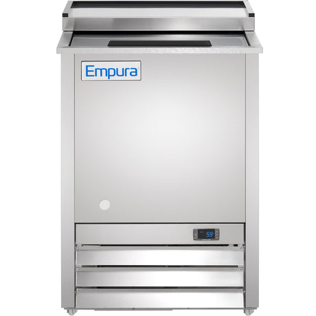 Empura Refrigeration E-KBGF24-S Glass Froster 24"W X 27 1/16"D X 34 7/8"H 2 Shelves And Bottom Rack Standard