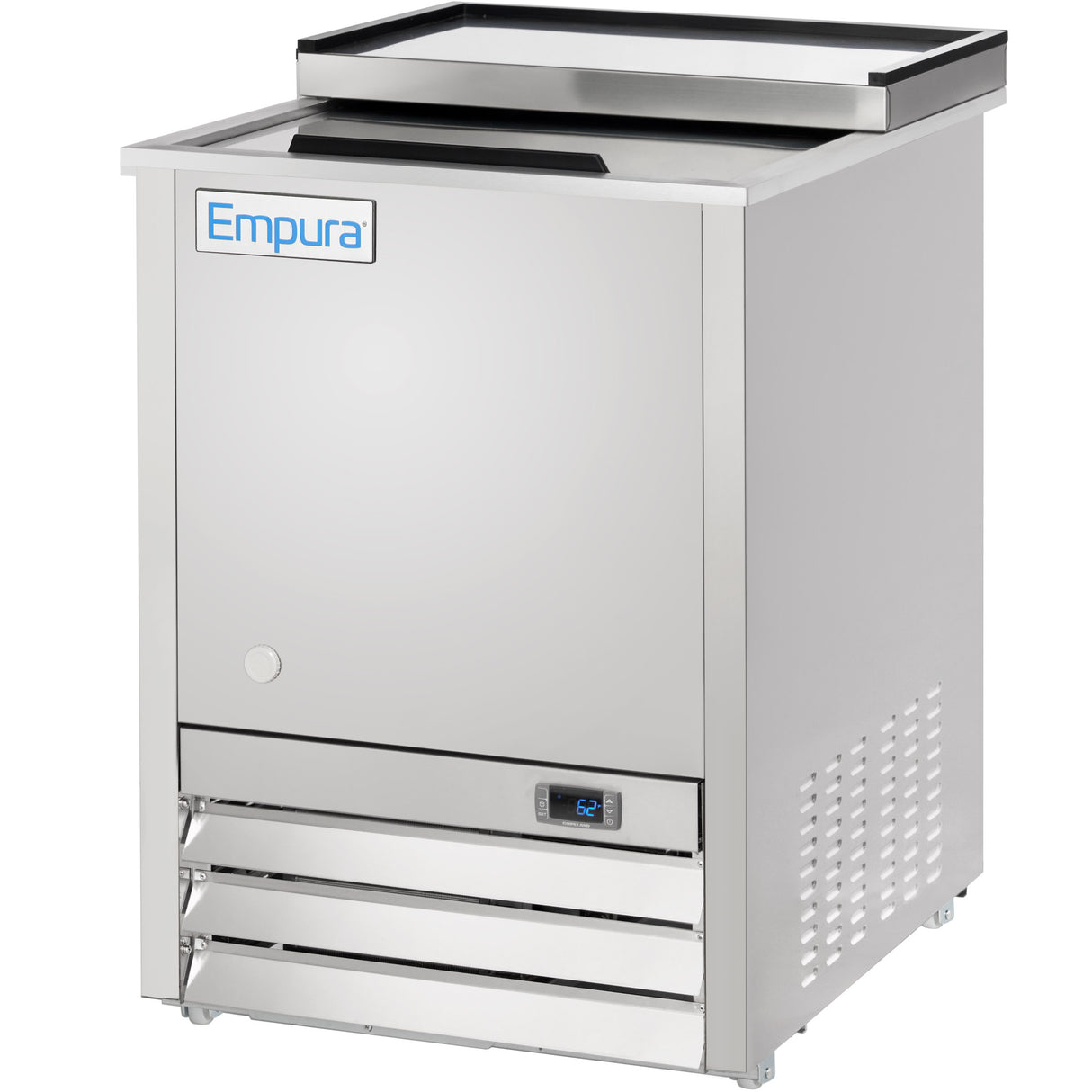 Empura Refrigeration E-KBGF24-S Glass Froster 24"W X 27 1/16"D X 34 7/8"H 2 Shelves And Bottom Rack Standard