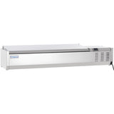 Empura Refrigeration E-KBRPS-55-S Refrigerated Countertop Prep Unit 55"W X 15-3/8"D X 11-15/16"H
