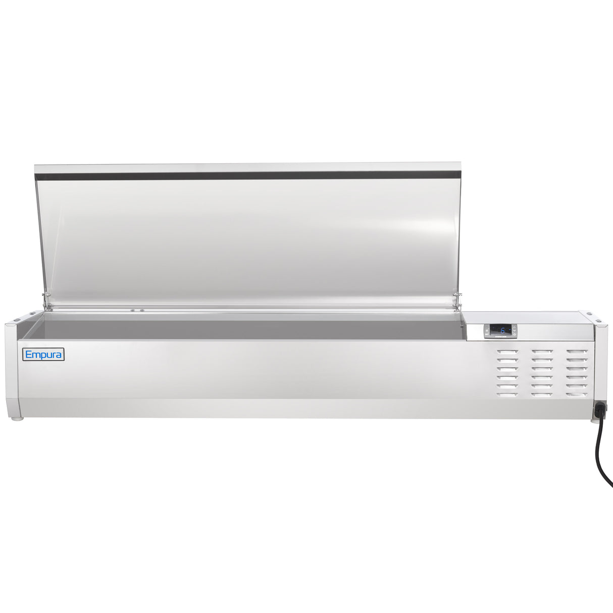 Empura Refrigeration E-KBRPS-55-S Refrigerated Countertop Prep Unit 55"W X 15-3/8"D X 11-15/16"H