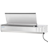 Empura Refrigeration E-KBRPS-55-S Refrigerated Countertop Prep Unit 55"W X 15-3/8"D X 11-15/16"H