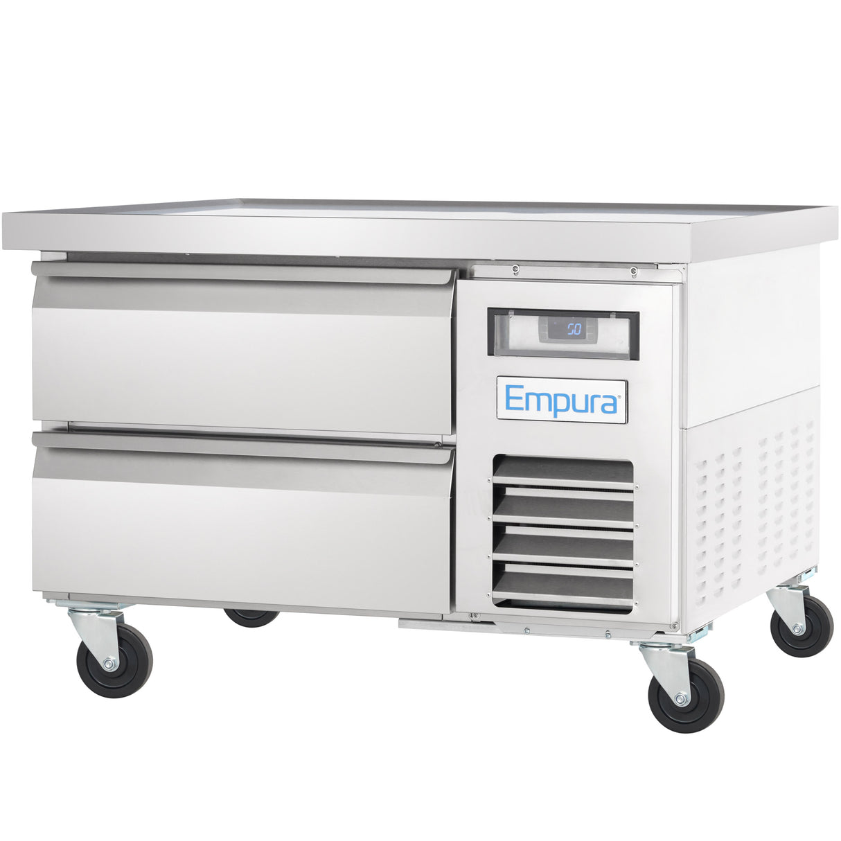 Empura Refrigeration E-KCBRC36 Refrigerated Equipment Stand 37.9"W X 31.9"D X 26.8"H 5.1 Cu. Ft. Capacity