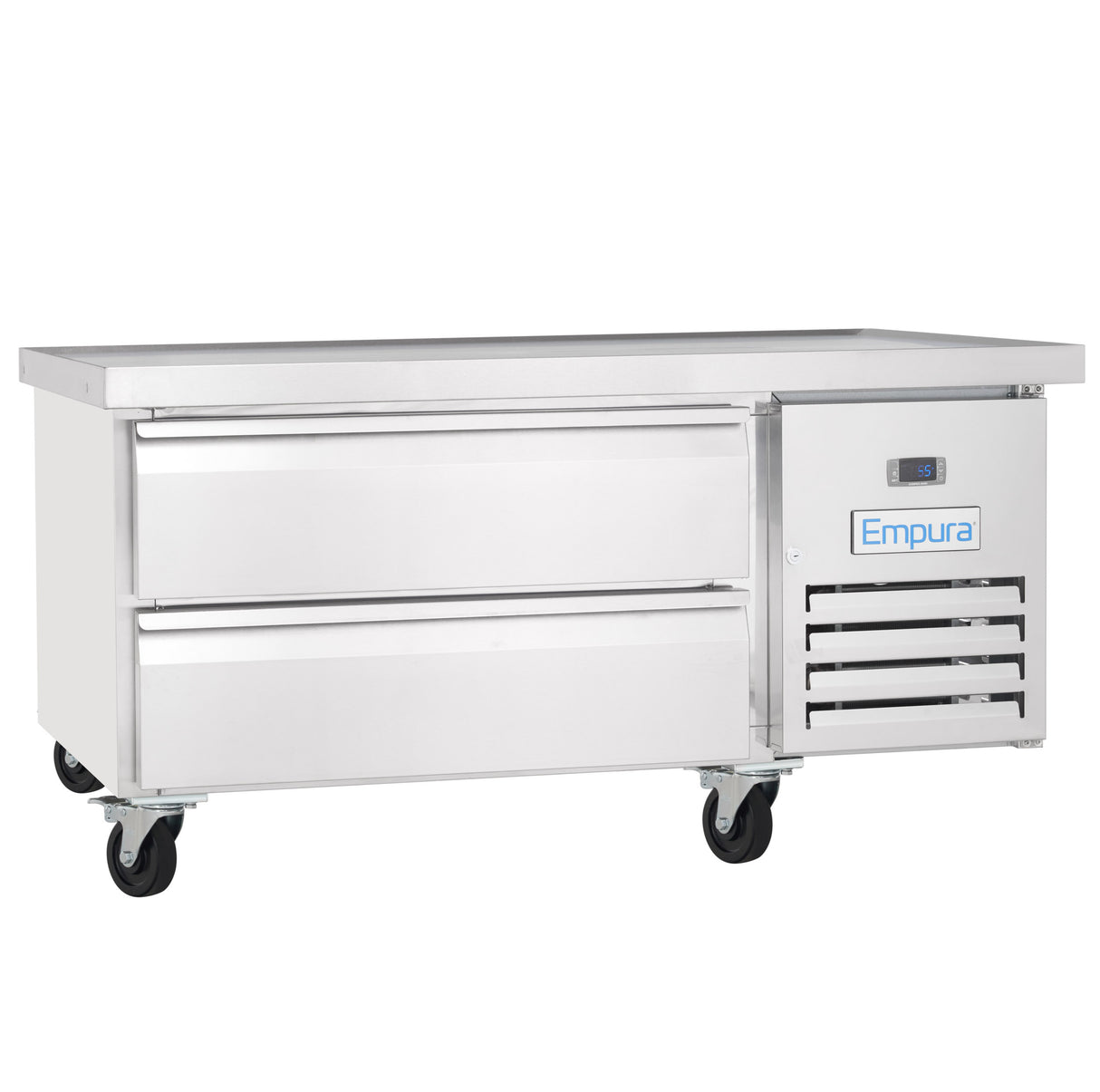 Empura Refrigeration E-KCBRC48 Refrigerated Equipment Stand 50"W X 31.9"D X 26.8"H 6.1 Cu. Ft. Capacity