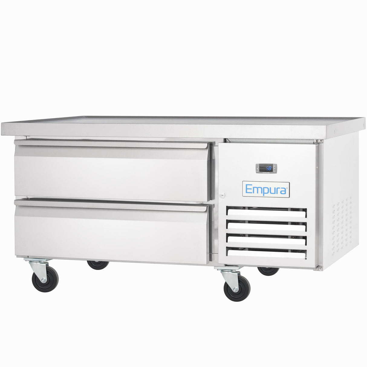 Empura Refrigeration E-KCBRC48 Refrigerated Equipment Stand 50"W X 31.9"D X 26.8"H 6.1 Cu. Ft. Capacity