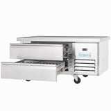 Empura Refrigeration E-KCBRC48 Refrigerated Equipment Stand 50"W X 31.9"D X 26.8"H 6.1 Cu. Ft. Capacity
