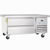Empura Refrigeration E-KCBRC52 Refrigerated Equipment Stand 52"W X 31.9"D X 26.8"H 6.1 Cu. Ft. Capacity